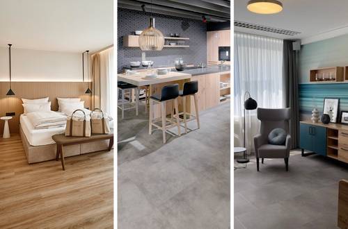 Interior Trends in Hotel, Ladenbau und Pflege